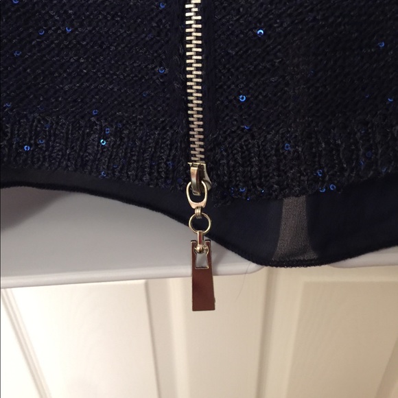 Sparkle blue sweater with Liner - Picture 4 of 6